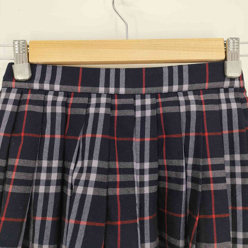 バーバリーズ BURBERRYS チェック柄 プリーツ ミニスカート レディース 150