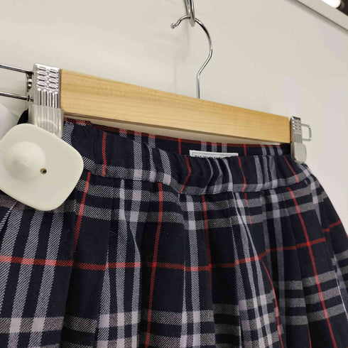 バーバリーズ BURBERRYS チェック柄 プリーツ ミニスカート レディース 150