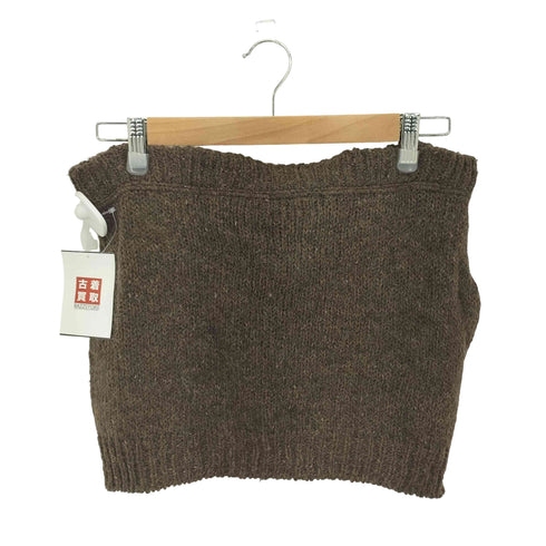 ヴィヴィアンウエストウッド アングロマニア Vivienne Westwood ANGLOMANIA 90-00s ウール アルパカニット LAMPOジップアップ スカート レディース S