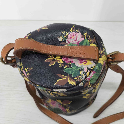 ケンゾーパリス KENZO PARIS 花柄 レザーショルダーバッグ レディース
