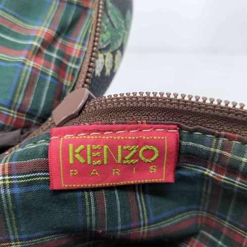 ケンゾーパリス KENZO PARIS 花柄 レザーショルダーバッグ レディース