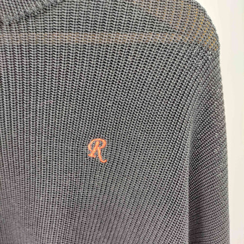 ラフシモンズ RAF SIMONS Cropped Sweater ラメステッチデザイン クロップドニット セーター メンズ XS