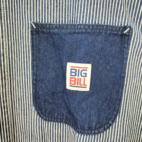 bigbill デニム カバーオール ヒッコリーストライプ メンズ JPN:XL