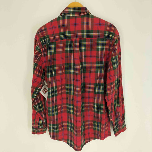 エディーバウアー Eddie Bauer 90-00s 白タグ マドラスチェック B.D. L/S シャツ メンズ JPN:XS