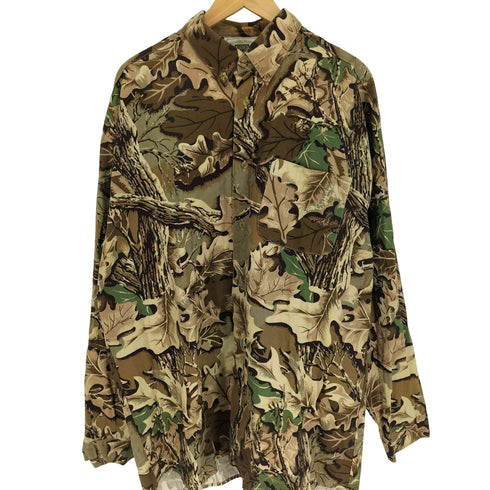 MICHAEL AUSTIN RUGGED WEAR 迷彩 リアルツリー B.D. L/S シャツ メンズ JPN:XL
