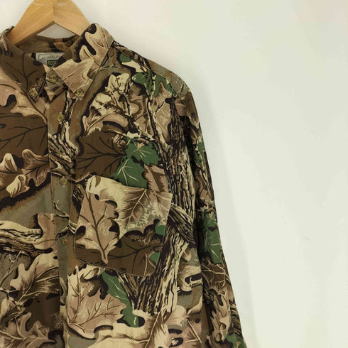 MICHAEL AUSTIN RUGGED WEAR 迷彩 リアルツリー B.D. L/S シャツ メンズ JPN:XL