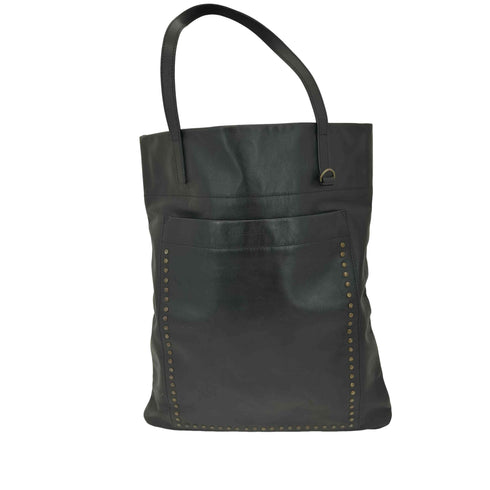 オニツカタイガー ONITSUKA TIGER スタッズ 装飾 レザートートバッグ レディース