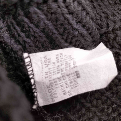 コロンビアニット COLUMBIAKNIT USA製 コットン ローゲージ ワッチ キャップ ニット ビーニー メンズ