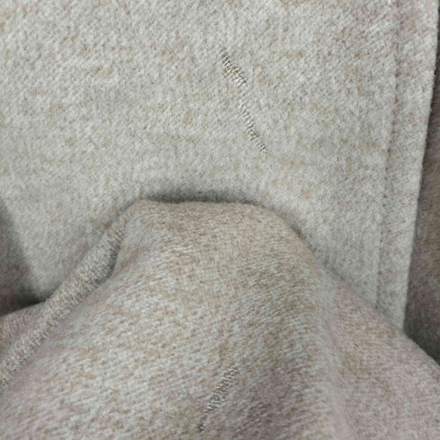 ウール カシミヤ スタンドカラー ロングコート レディース JPN:42 42