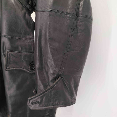 ニコルクラブフォーメン NICOLE CLUB FOR MEN ファー付きレザーコート メンズ