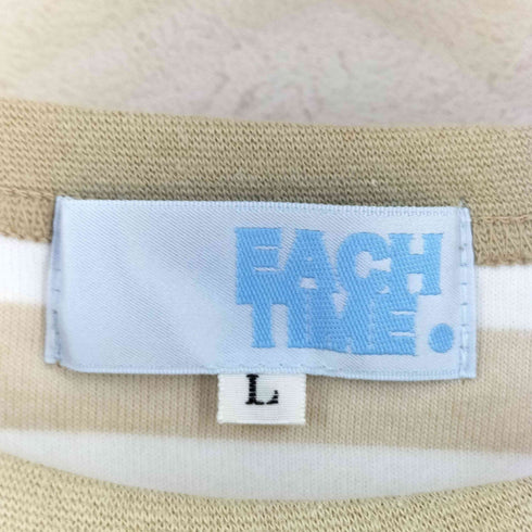 EACHTIME. パイル地ボーダートップス メンズ JPN:L