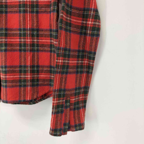 ダナキャランニューヨークジーンズ DKNY JEANS タータンチェック ジップジャケット レディース US:4