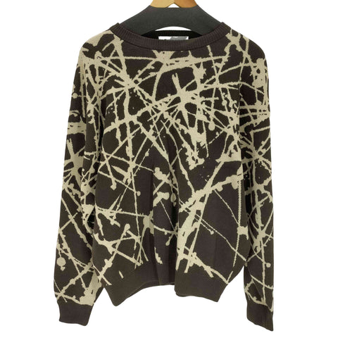 City Ambient Products ペイント ジャカード クルーネック ニット メンズ JPN:M