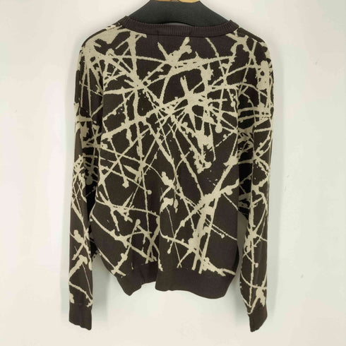 City Ambient Products ペイント ジャカード クルーネック ニット メンズ JPN:M