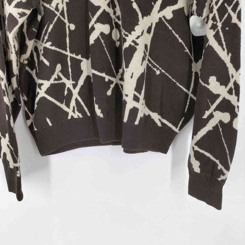 City Ambient Products ペイント ジャカード クルーネック ニット メンズ JPN:M