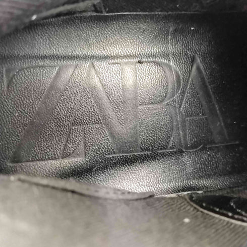 ザラ ZARA スタッズ 厚底 レースアップブーツ レディース JPN:23