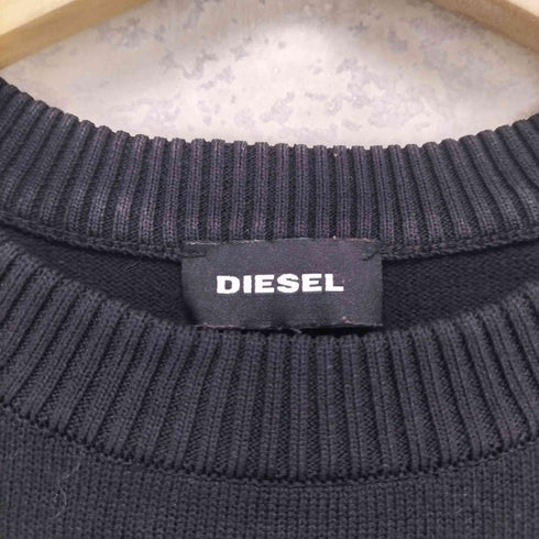 ディーゼル DIESEL サイドライン プルオーバーニット メンズ