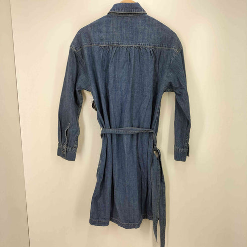 ジェームスパース JAMES PERSE 25ss コットンデニム ベルテッドシャツワンピース レディース JPN:0