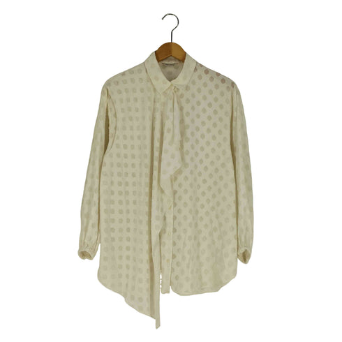 ステラシフォン STELLA CIFFON カットデザイン シアー ボウタイシャツ レディース JPN:36