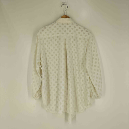 ステラシフォン STELLA CIFFON カットデザイン シアー ボウタイシャツ レディース JPN:36