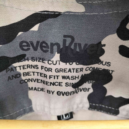 イーブンリバー EVENRIVER カモフラ フィッシングベスト メンズ JPN:L