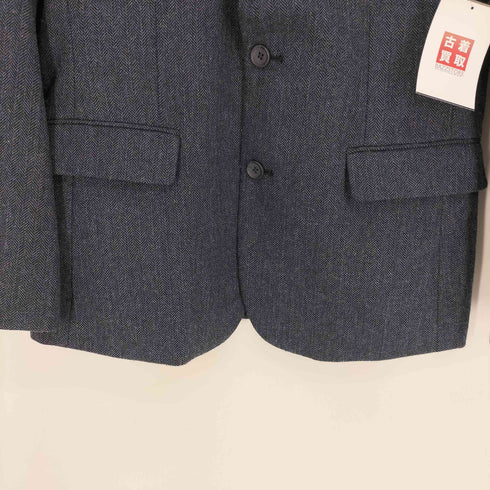 バナナリパブリック BANANA REPUBLIC 総裏 ヘリンボーン ウール 2B テーラード ジャケット メンズ US:36