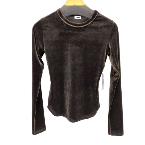 エイチビューティーアンドユースユナイテッドアローズ H BEAUTY & YOUTH UNITED ARROWS ベロアバックスリットロングスリーブベロアカットソー レディース