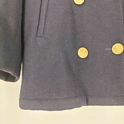 PORTLAND 元町 裏地キルティング ウール Pコート レディース JPN:S