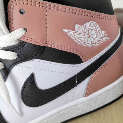 ジョーダンブランド JORDAN BRAND エアジョーダン1 ミッド ホワイト/ラストピンク/ブラック メンズ JPN:28