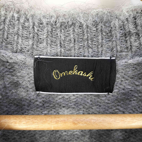 オメカシ omekashi アルパカ起毛クルーニット レディース FREE
