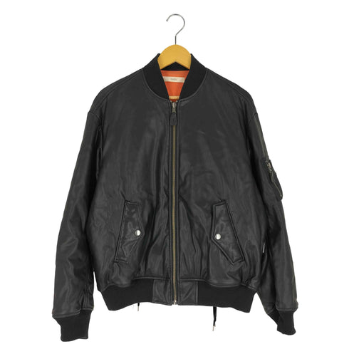ジーブイジーブイ GVGV Fake Leather Lace Up MA-1 Blouson レディース JPN:40