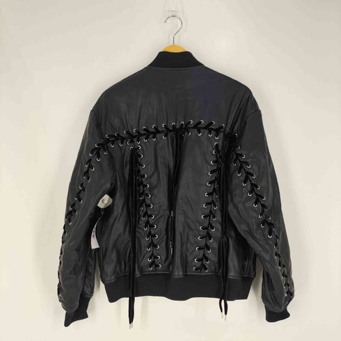 ジーブイジーブイ GVGV Fake Leather Lace Up MA-1 Blouson レディース JPN:40