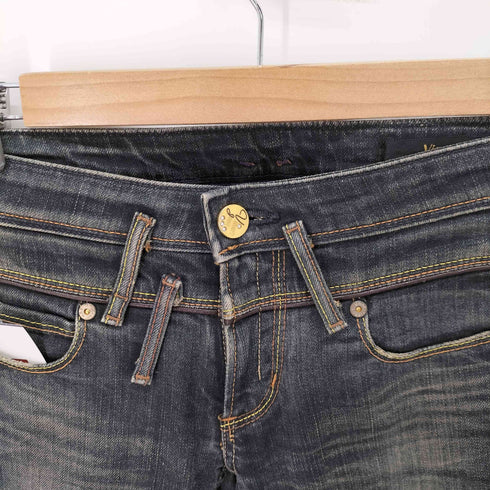 サムシング SOMETHING vienus jean ローライズ フレアデニムパンツ y2k レディース 28×33