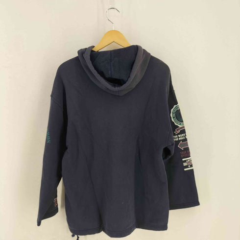 ウィルソン Wilson 90S 日本製 ロゴ刺繍プリントパーカー メンズ JPN:M