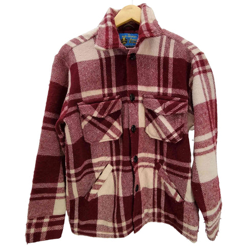 60S THE DEA-JACKET by Deacon Brothers チェックオンチェック フラップポケット ウール シャツ ジャケット メンズ