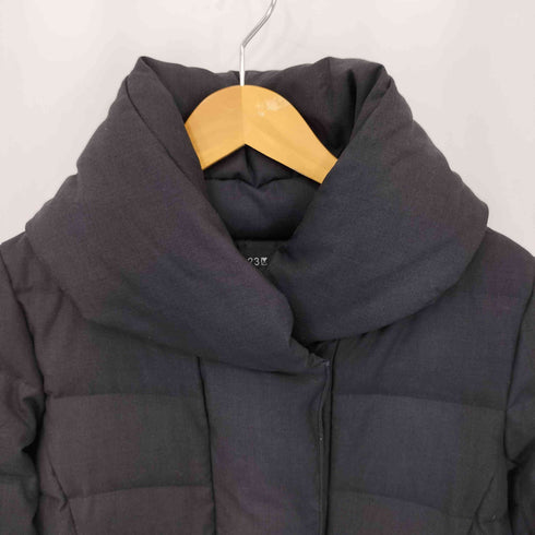 ニジュウサンク 23区 ミニマルダウン ロングコート レディース JPN:40