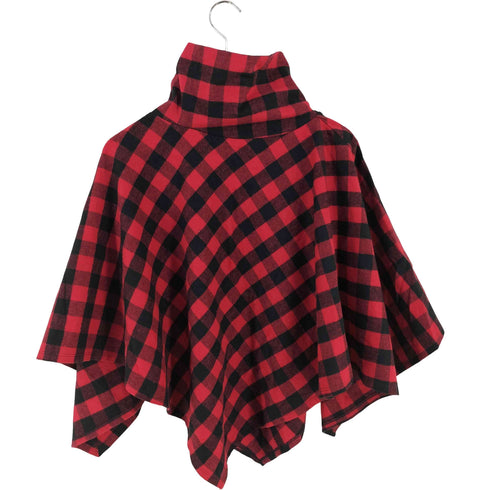 The Vermont Flannel チェック柄ポンチョ メンズ