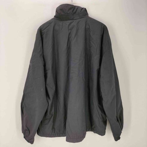 コロンビア Columbia ロゴ 刺繍 裏地フリース スタンドネック ナイロン ジャケット ビッグサイズ メンズ import:XXL