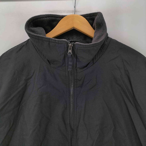 コロンビア Columbia ロゴ 刺繍 裏地フリース スタンドネック ナイロン ジャケット ビッグサイズ メンズ import:XXL