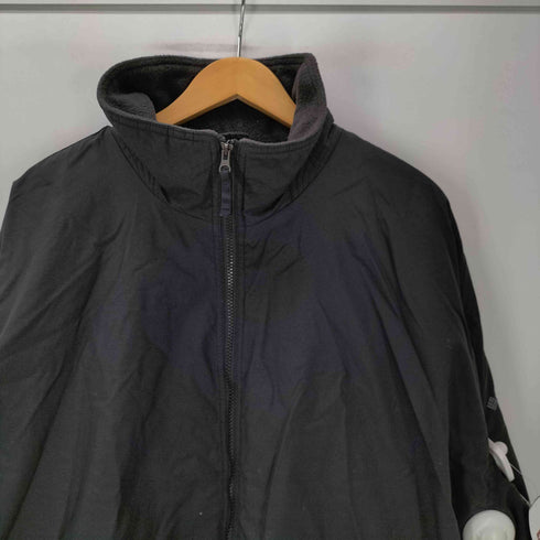 コロンビア Columbia ロゴ 刺繍 裏地フリース スタンドネック ナイロン ジャケット ビッグサイズ メンズ import:XXL