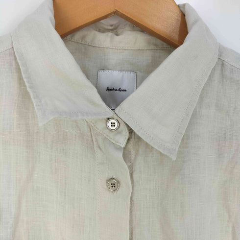 スピックアンドスパン Spick and Span リネンビックシャツ2 レディース