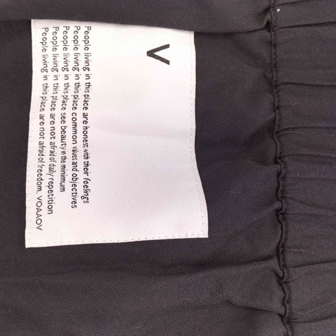 ヴォアーブ VOAAOV Nylon High Density Cloth BIG down stole メンズ