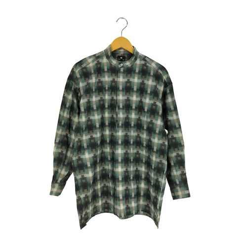 アイムイッセイミヤケ im ISSEY MIYAKE 80S~90S ハミルトン 総柄 比翼 スタンドカラーシャツ メンズ JPN:M
