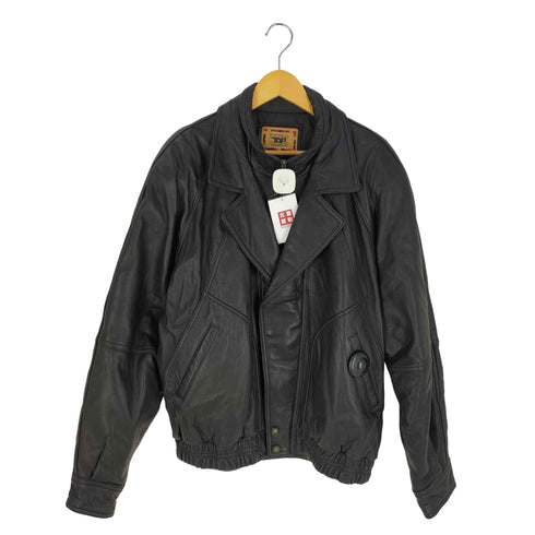 WORLD TOP CLASS ジップアップ ラグランスリーブ シープレザー ジャケット メンズ import:XXL