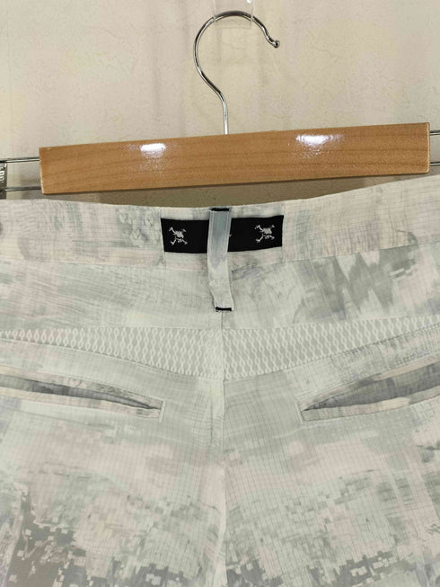 オークリー OAKLEY スカルロゴ刺繍総柄ハーフパンツ メンズ 34inch