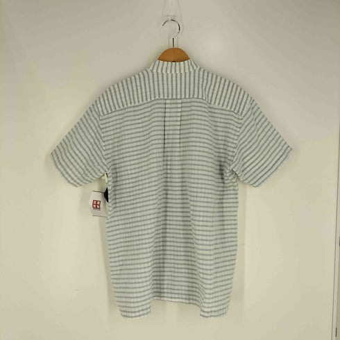 イッセイミヤケメン ISSEY MIYAKE MEN 80S 筆タグ ボーダー ボックスシルエット S/S シャツ メンズ JPN:M