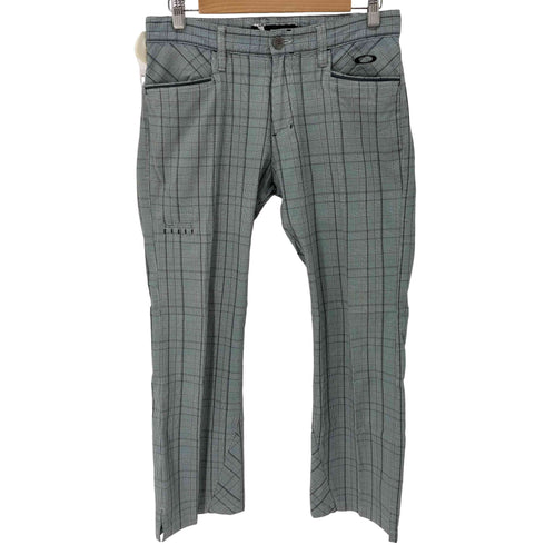 オークリー OAKLEY チェック ゴルフパンツ メンズ 34inch