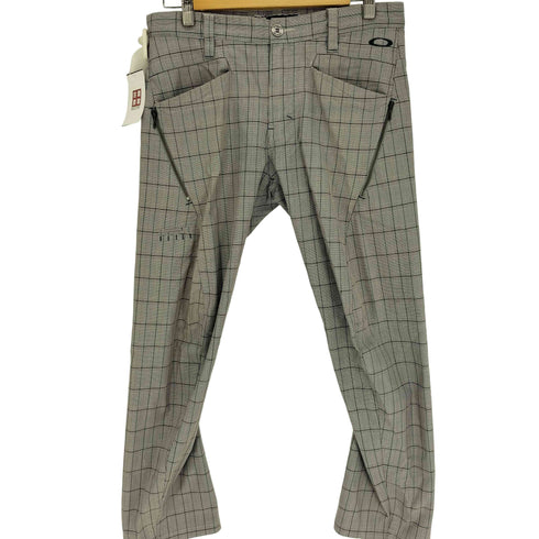 オークリー OAKLEY チェック ゴルフパンツ メンズ 34inch