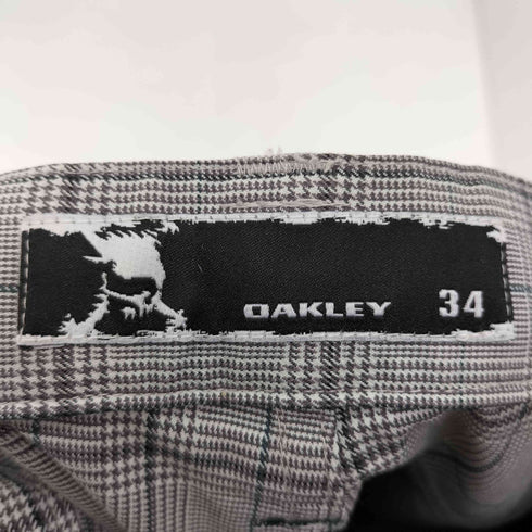 オークリー OAKLEY チェック ゴルフパンツ メンズ 34inch