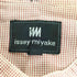 アイムイッセイミヤケ im ISSEY MIYAKE 80~90S フロントタック 千鳥格子 S/S スタンドカラーシャツ メンズ JPN:L